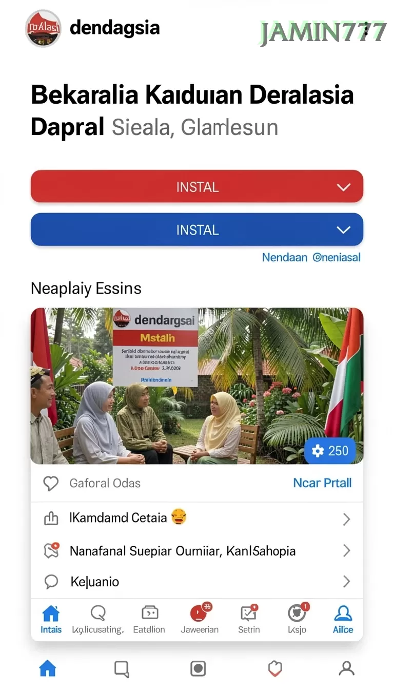 Cuplikan layar RAJAJP188 — menu navigasi