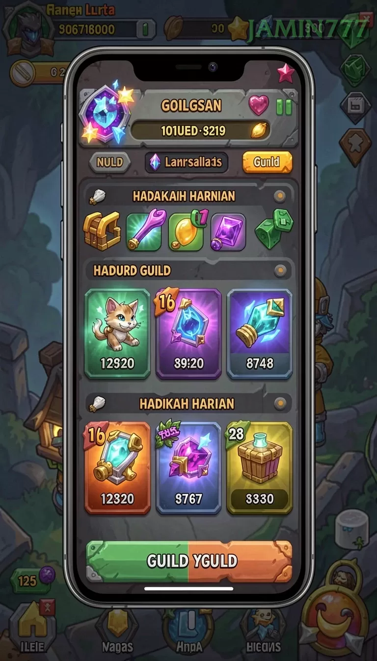 Cuplikan layar SAUDARATOTO — menu navigasi